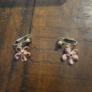 Floral Clip-on Earrings